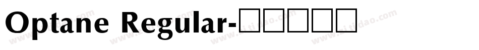 Optane Regular字体转换